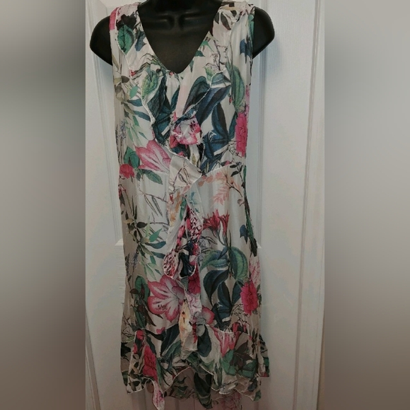 M Made in Italy sleeveless silk dress - Picture 2 of 5